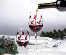 Load image into Gallery viewer, Cardinal Wine Glass 14OZ
