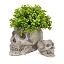 Load image into Gallery viewer, Small Skull Planter / Tealite Holder