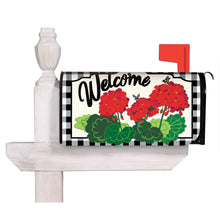 Load image into Gallery viewer, Geranium Plaid Mailbox Cover