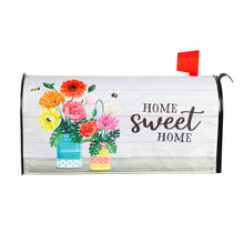 Load image into Gallery viewer, Poppies and Painted Cans Mailbox Cover