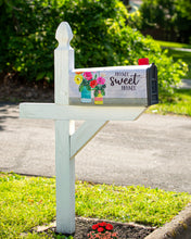 Load image into Gallery viewer, Poppies and Painted Cans Mailbox Cover