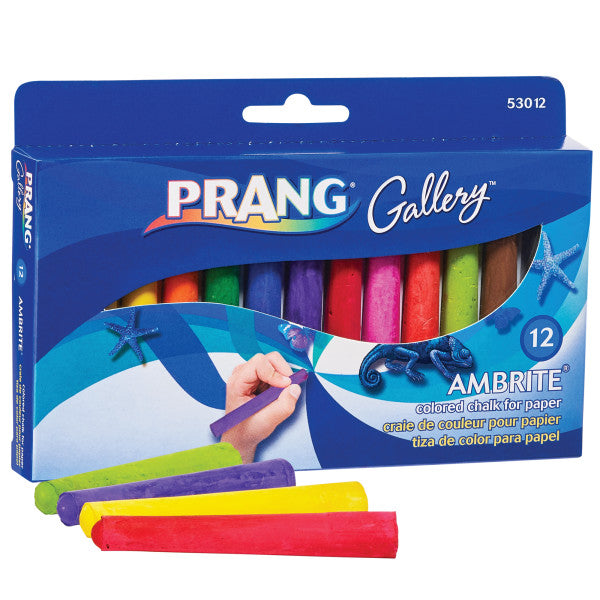 Prang - 12PC Ambrite Coloured Chalk