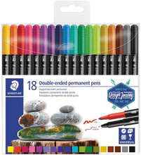 Load image into Gallery viewer, Staedtler - 18PC Double Ended Permanent Pens-Disc’t