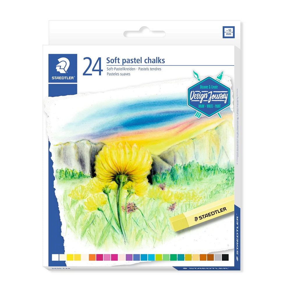 Staedtler - 12PC. Coloured Soft Chalk Pastels