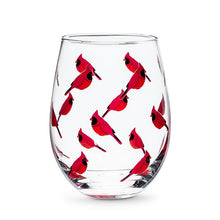 Load image into Gallery viewer, Cardinal Stemless Wine Glass
