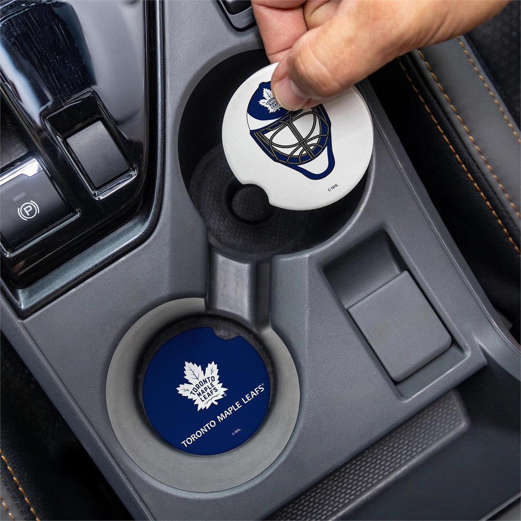 Toronto Maple Leafs Car Coaster Set, 2pc