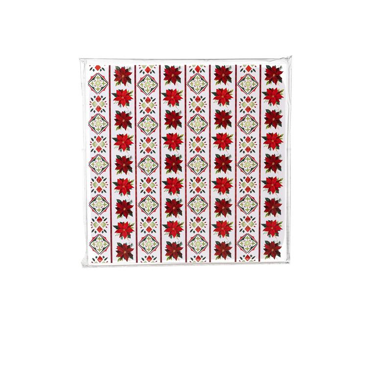 Holiday Poinsettia Napkin Paper Luncheon Napkin