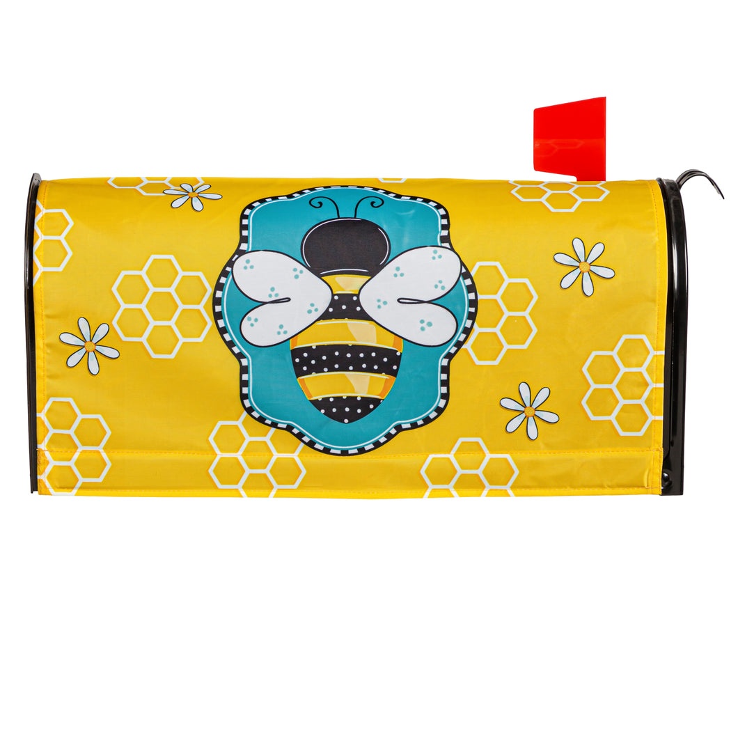 Buzzing Bee Mailbox Cover