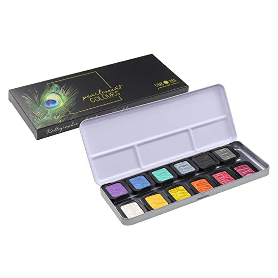 FINETEC - Pearlescent Watercolors - 12 Pack 