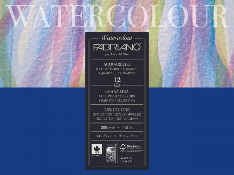 Fabriano - Watercolour Pads/Blocks