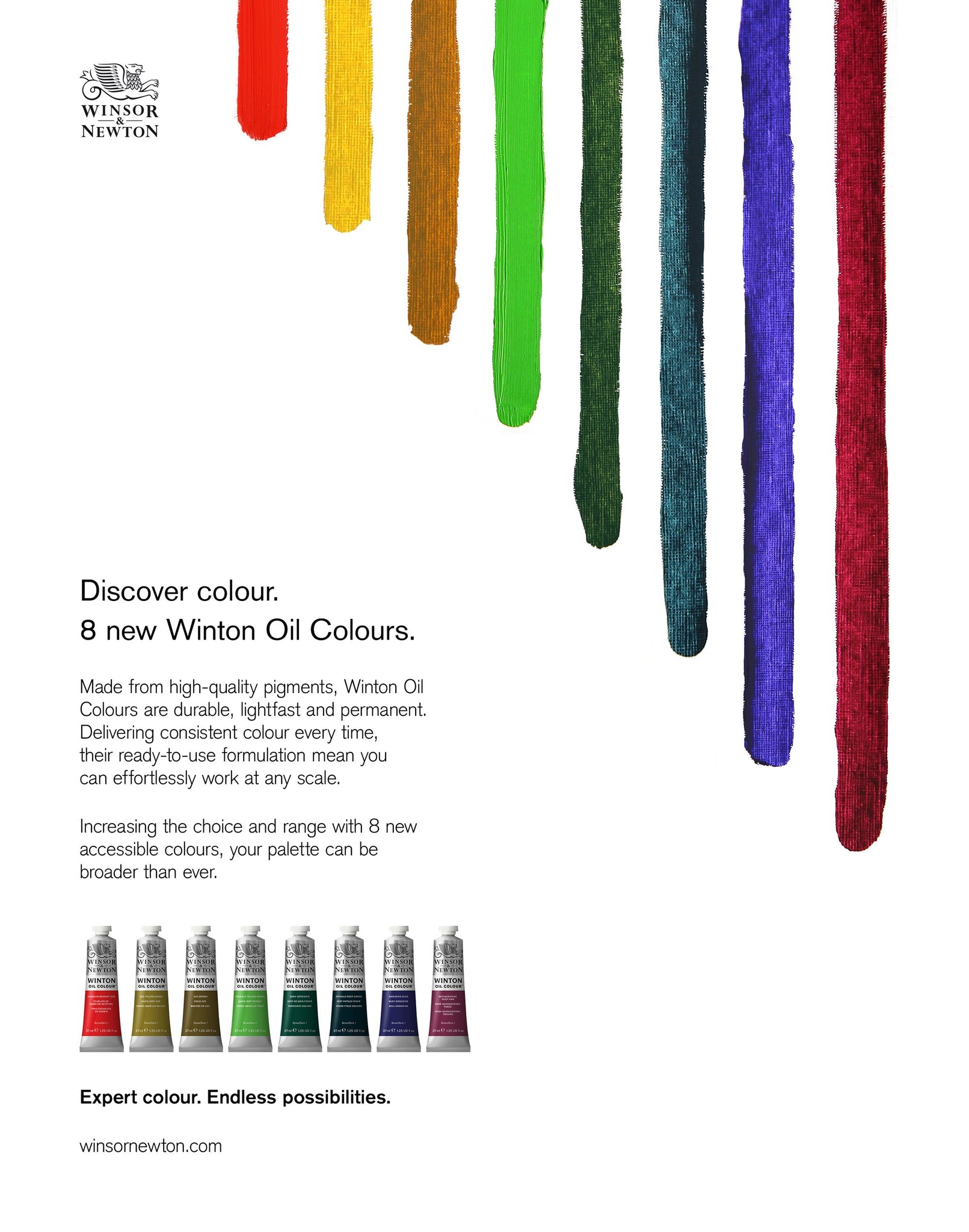 Winstone Color W&N - Winton Oil Colour 37ml Paints – Barratt's Office Pro