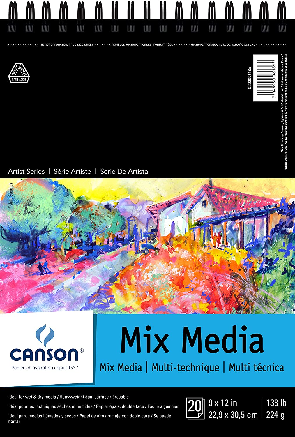 Canson - Mix Media Wire Bound