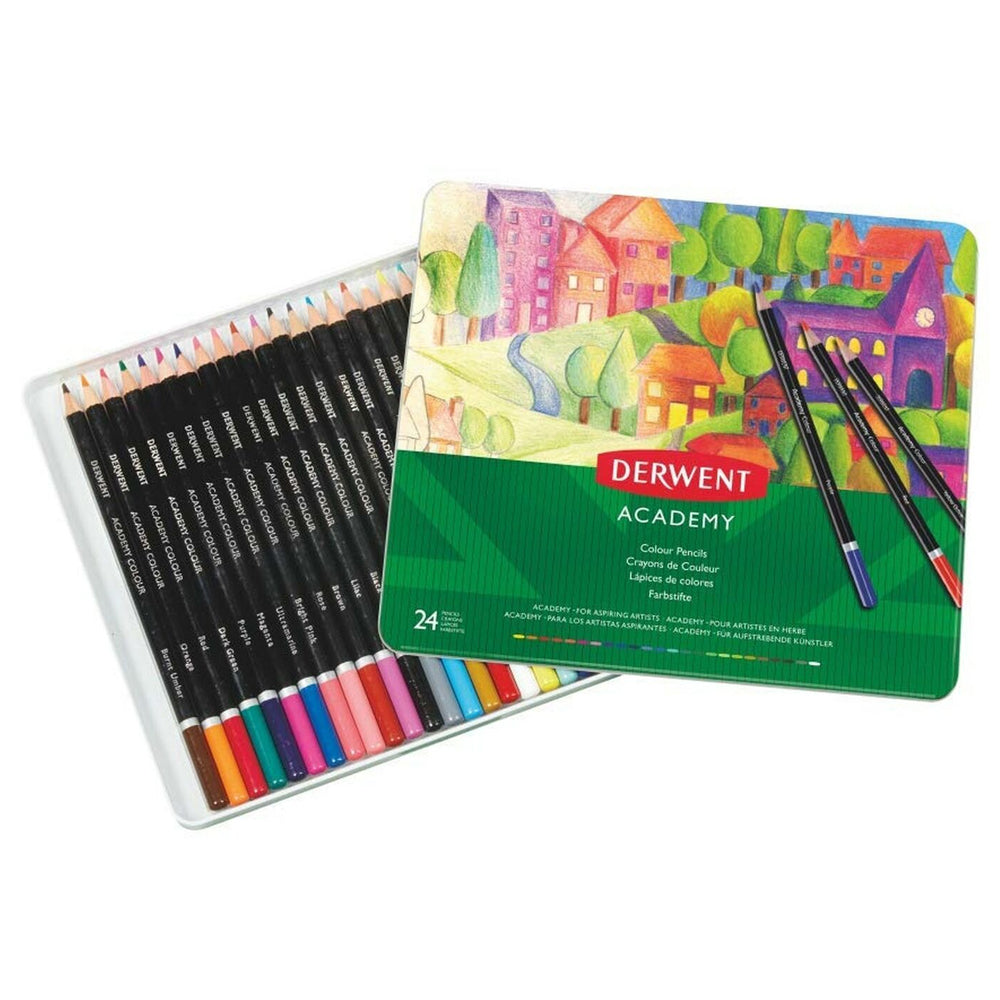 Derwent - Academy 24PC Colour Pencil Set