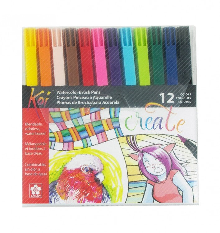 Koi Watercolour Brush Pens
