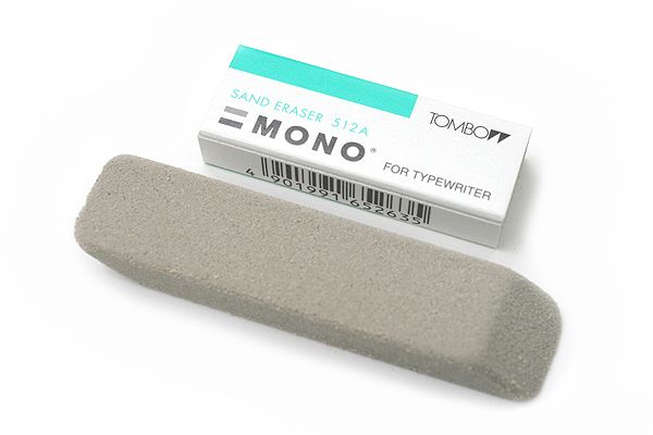 Tomboy Mono Sand Eraser - For Typewriter